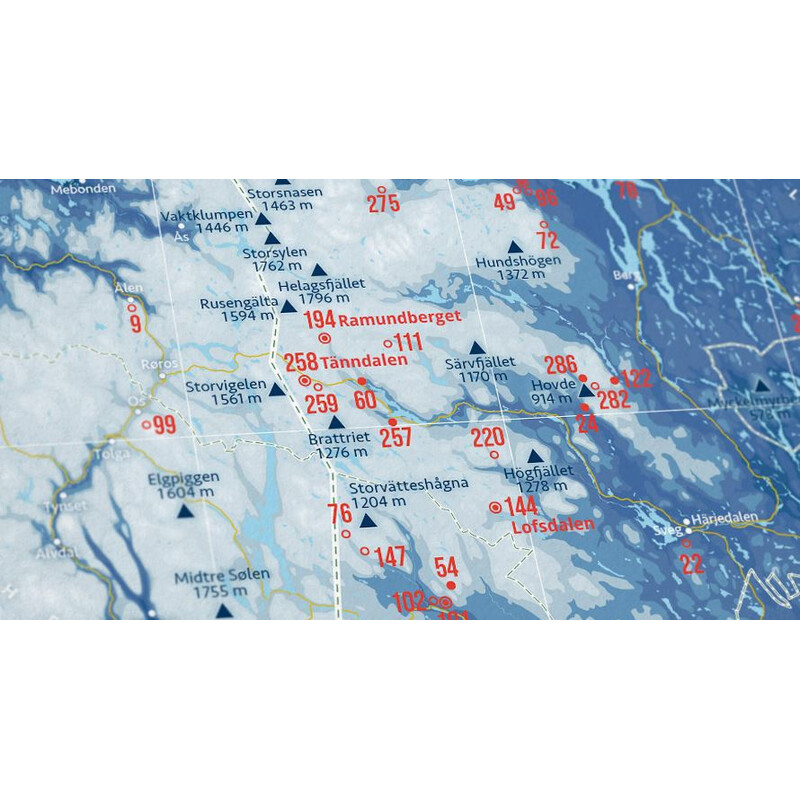 Marmota Maps Regional map Ski Resorts of Scandinavia