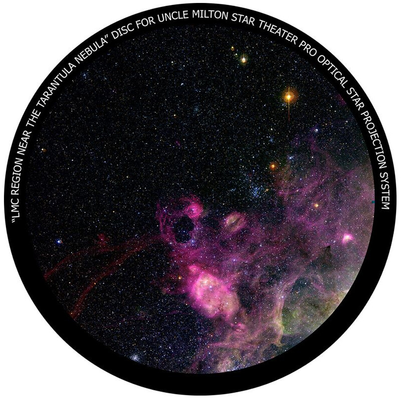 Omegon Disc for the Star Theatre Pro with Tarantula Nebula motif