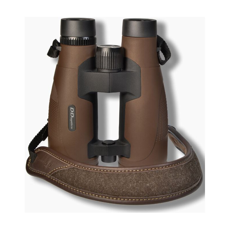 DDoptics Binoculars Pirschler 8x56 Gen.3 brown Loden cloth/ Leather