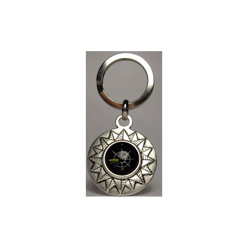 Ragalaxys Keychain Compass Wind Rose