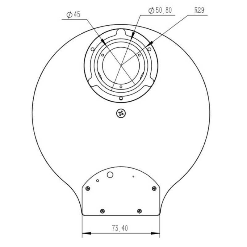 QHY Filter wheel CFW3M-US 7x 36 mm