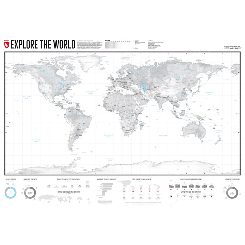 Marmota Maps Explore the World 140x100cm