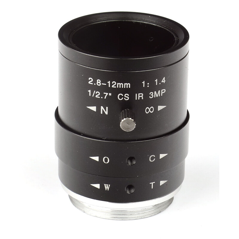 Omegon CS-Mount lense 2.8-12mm f/1.4