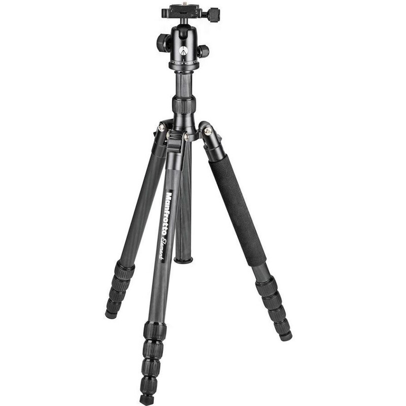 Manfrotto Carbon tripod Element Traveller large with ball head