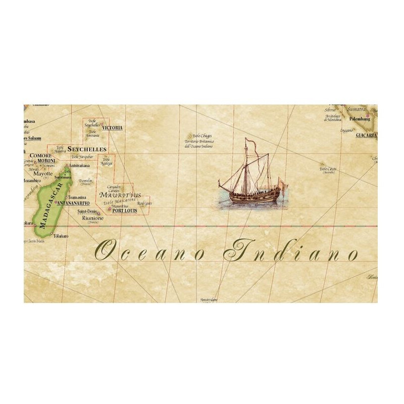 Libreria Geografica World map Planisfero Anticato