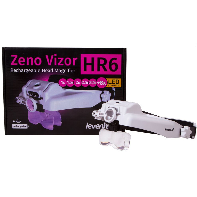 Levenhuk Magnifying glass Zeno Vizor HR6 rechargeable