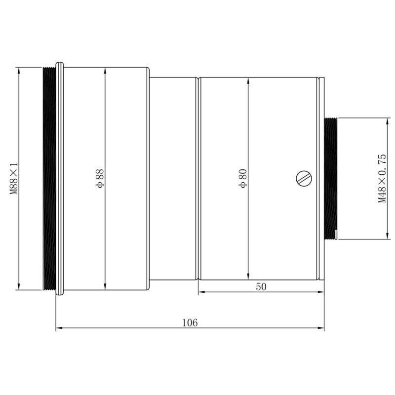 Omegon Apochromatic refractor Pro APO AP 140/672 Triplet OTA