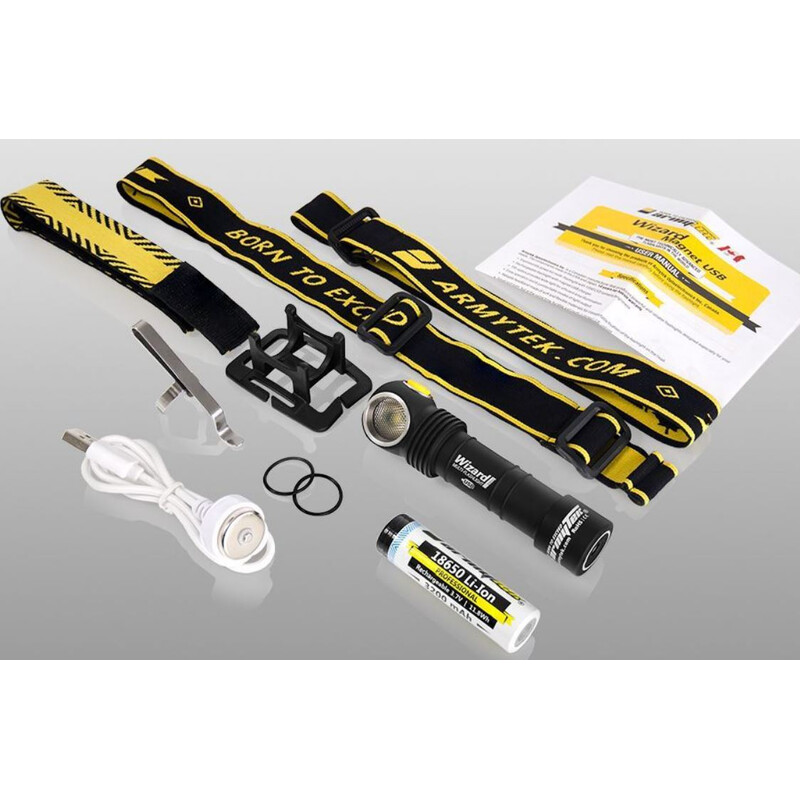 Armytek Pro Magnet USB multi-function torch (warm light)