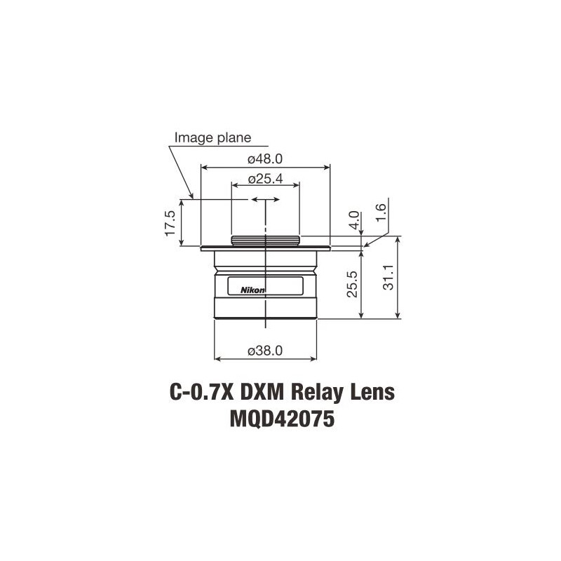 Nikon Camera adaptor C-Mount TV Adapter 0,7 x