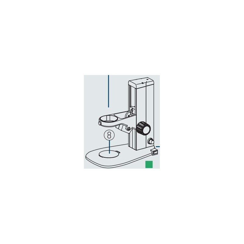 Nikon Stereo zoom microscope SMZ745, bino, 0.67x-5x,45°, FN22, W.D.115mm, Incident and Transmitted light, LED