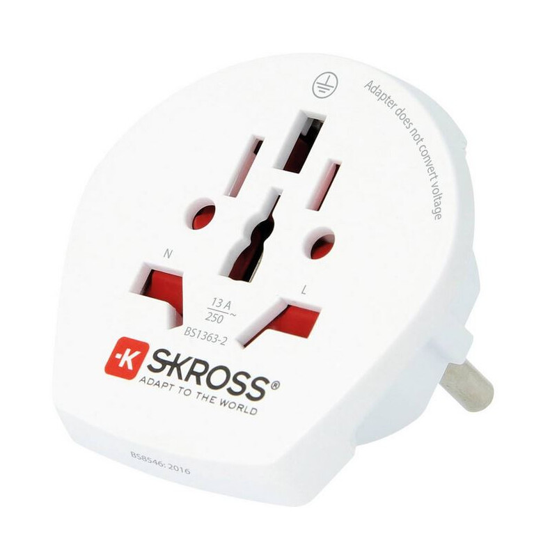 Skross Power pack World to Europe travel adapter