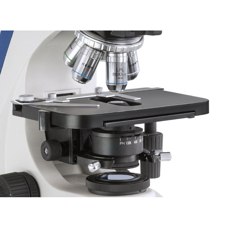 Kern Microscope OKO 176, MET, POL, trino, incl. stage, 50x-1000x, epi-/transmission, HAL, 50W