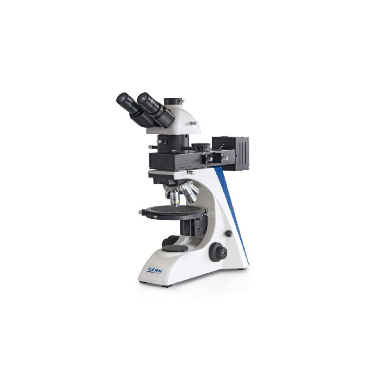 Kern Microscope OPN 182, POL, trino, Inf plan, 40x-400x, Incident  light, HAL, 50W