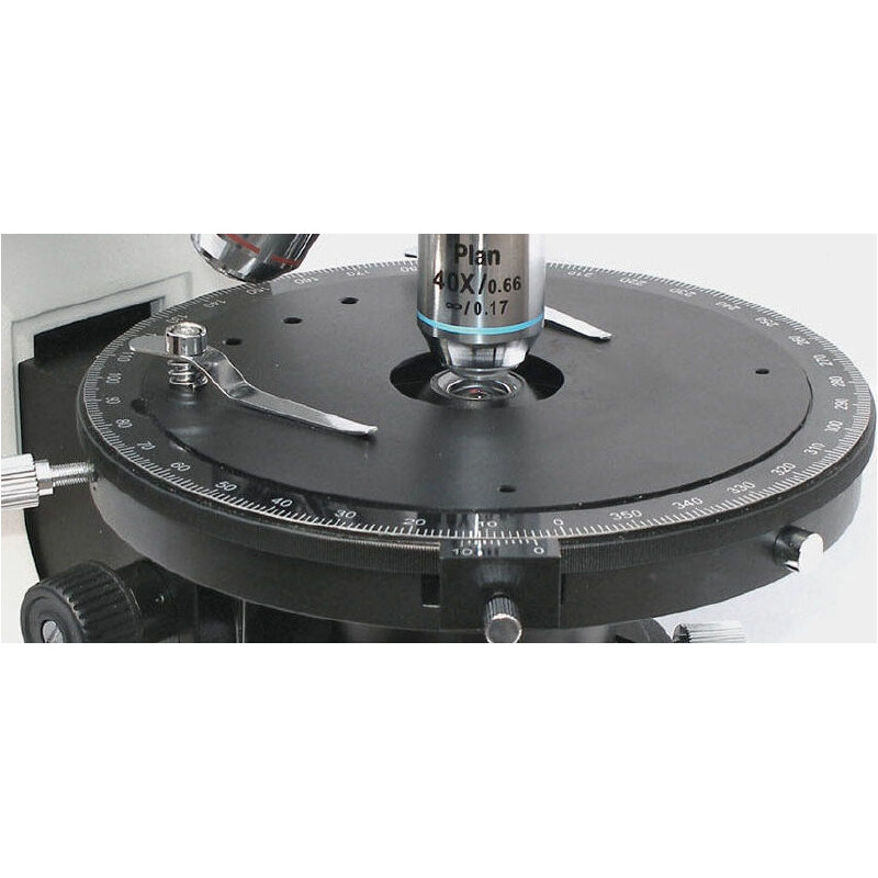 Kern Microscope OPN 182, POL, trino, Inf plan, 40x-400x, Incident  light, HAL, 50W