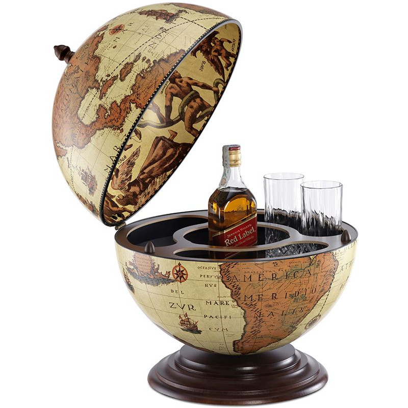 Zoffoli living Globe Bar Nettuno Safari 40cm
