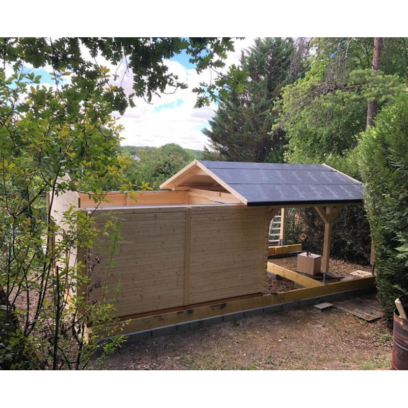 Dome Parts GreenLine Mega observatory with wooden protective cover