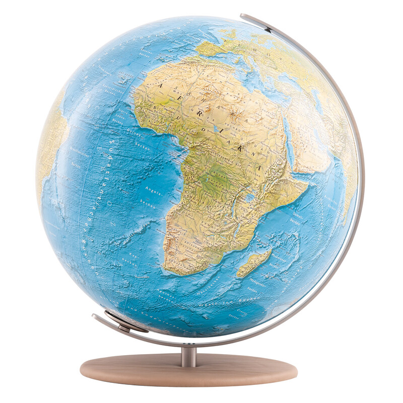 Columbus Globe Duorama 40cm smooth leather camel