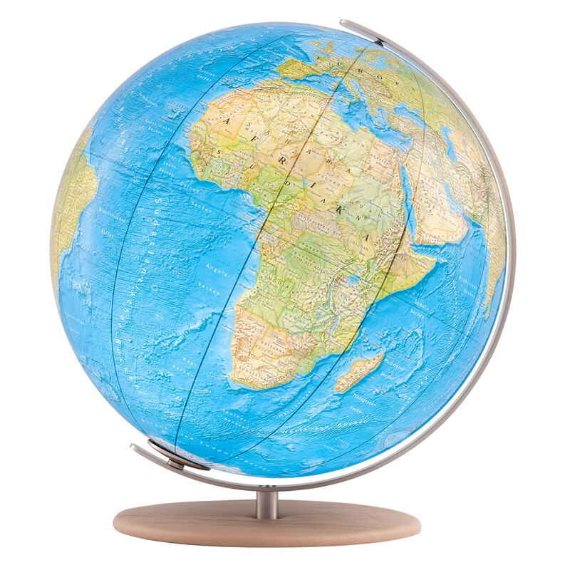 Columbus Globe Duorama 40cm smooth leather camel