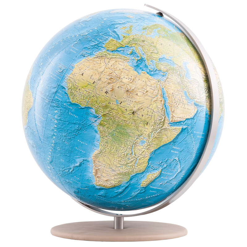 Columbus Globe Duorama 40cm smooth leather camel