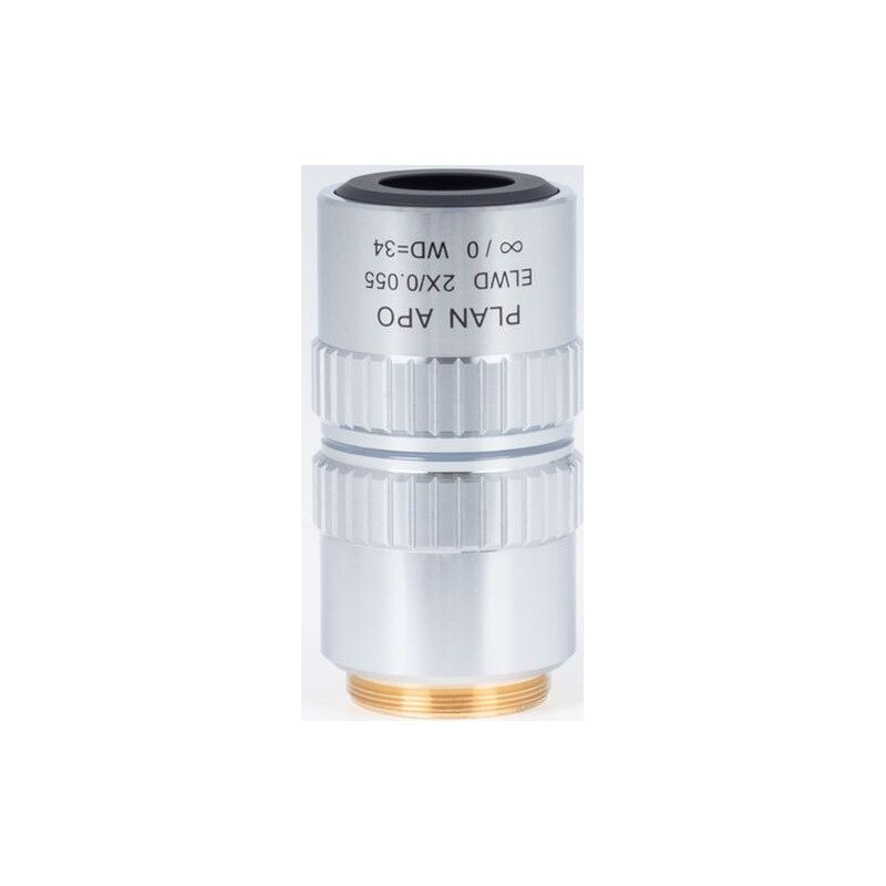 Motic Plan apochromatic objective ELWD 2X/0.055 (wd:34mm)