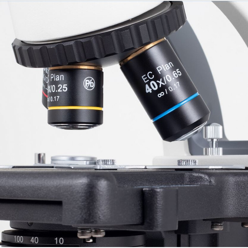 Motic Microscope BA210E trino, infinity, EC- plan, achromatic, 40x-1000x, Hal,