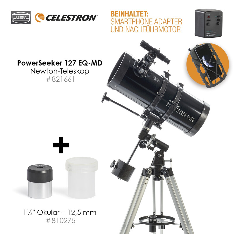 Celestron Telescope N 127/1000 Powerseeker 127 EQ-MD Mars-Set