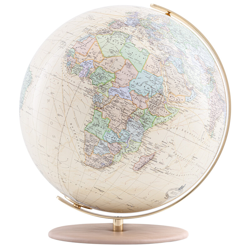 Columbus Globe Royal 40cm smooth leather camel