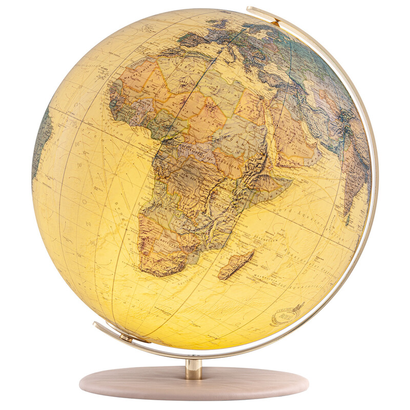 Columbus Globe Royal 40cm smooth leather camel