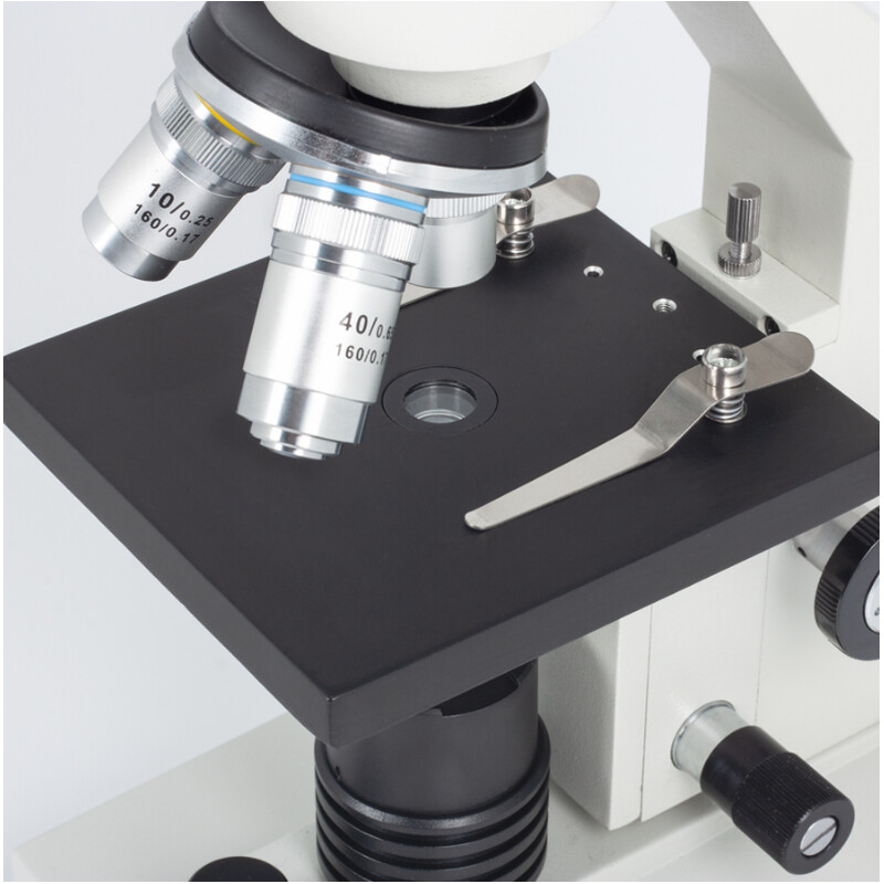 Motic Microscope SFC-100 FLED, mono, DIN, achromatic, 40x-400x, LED, battery
