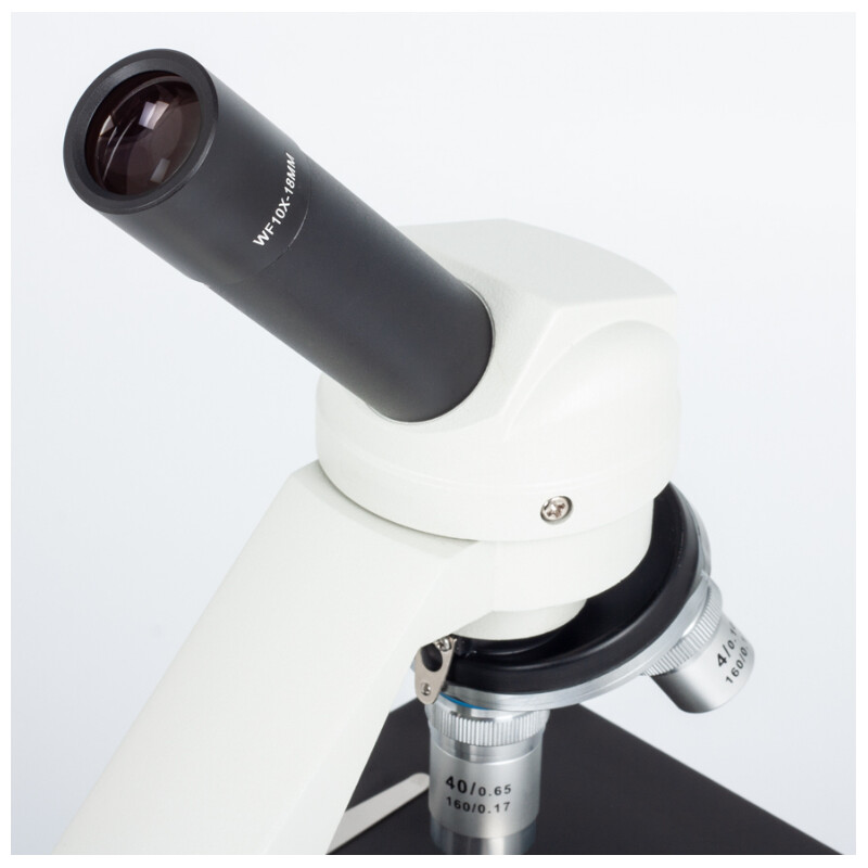 Motic Microscope SFC-100 FLED, mono, DIN, achromatic, 40x-400x, LED, battery