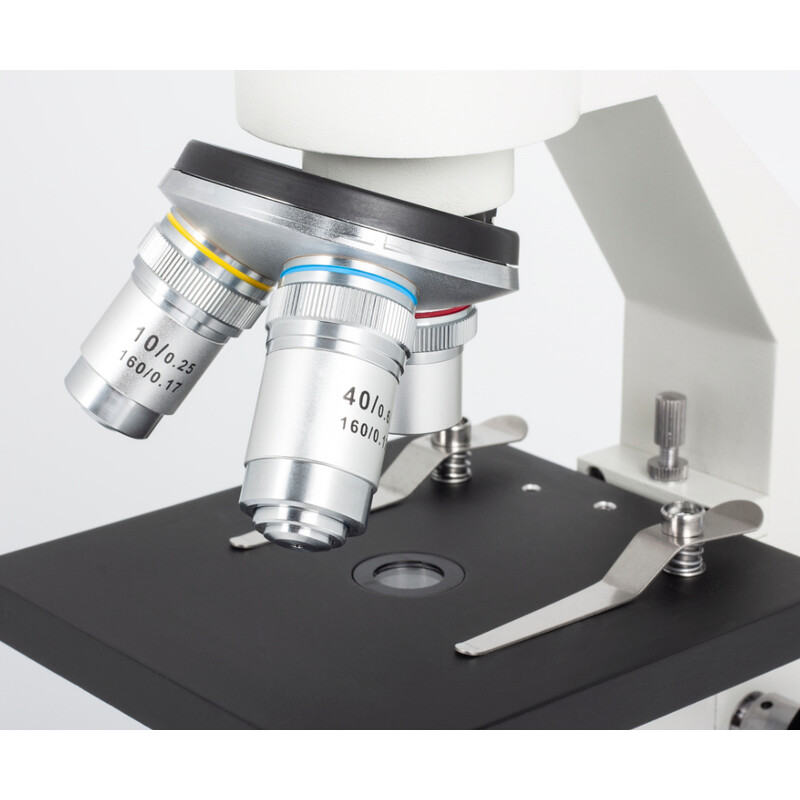 Motic Microscope SFC-100 FLED, mono, DIN, achromatic, 40x-400x, LED, battery