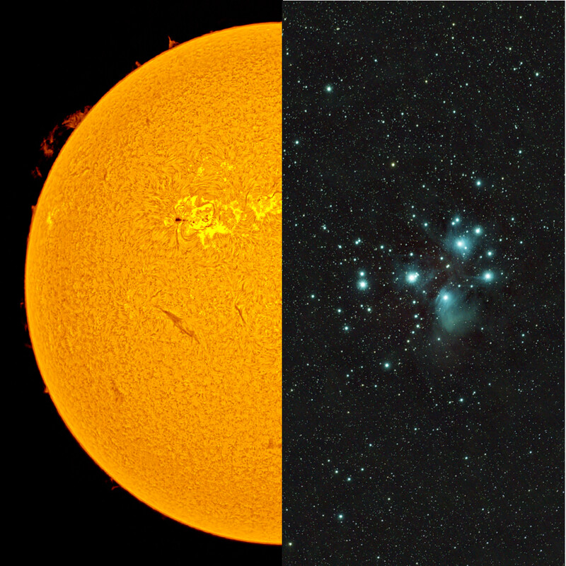 Lunt Solar Systems Solar telescope ST 60/420 LS60MT Ha B1200 BT C Allround OTA