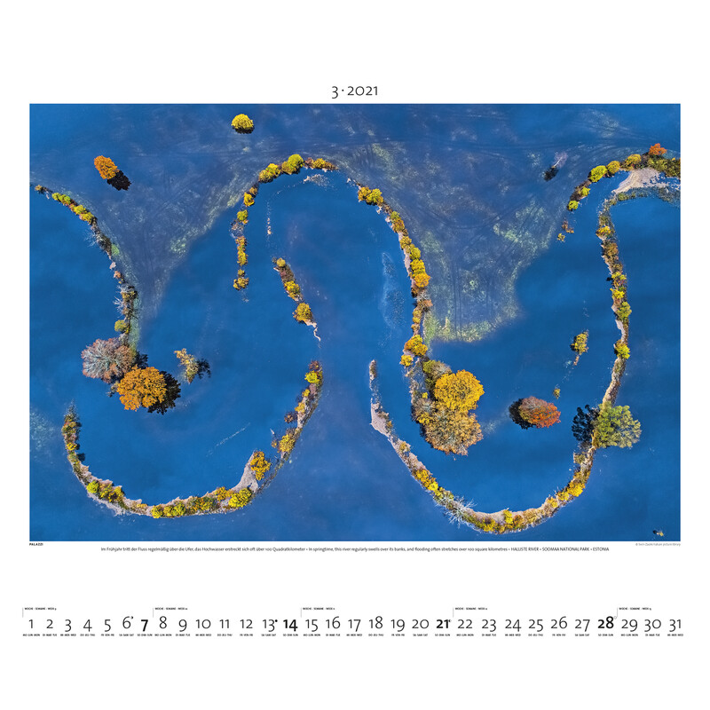 Palazzi Verlag Calendar World from Above 2021