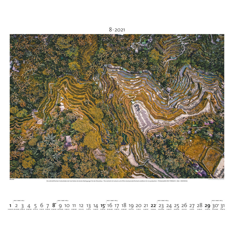 Palazzi Verlag Calendar World from Above 2021