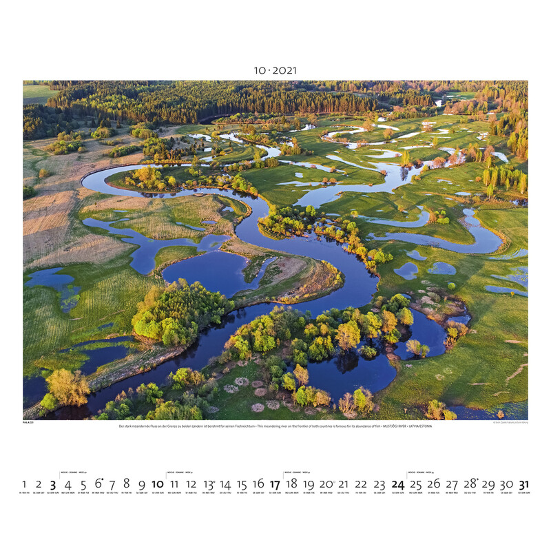 Palazzi Verlag Calendar World from Above 2021