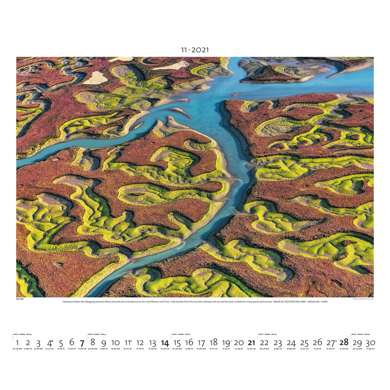 Palazzi Verlag Calendar World from Above 2021