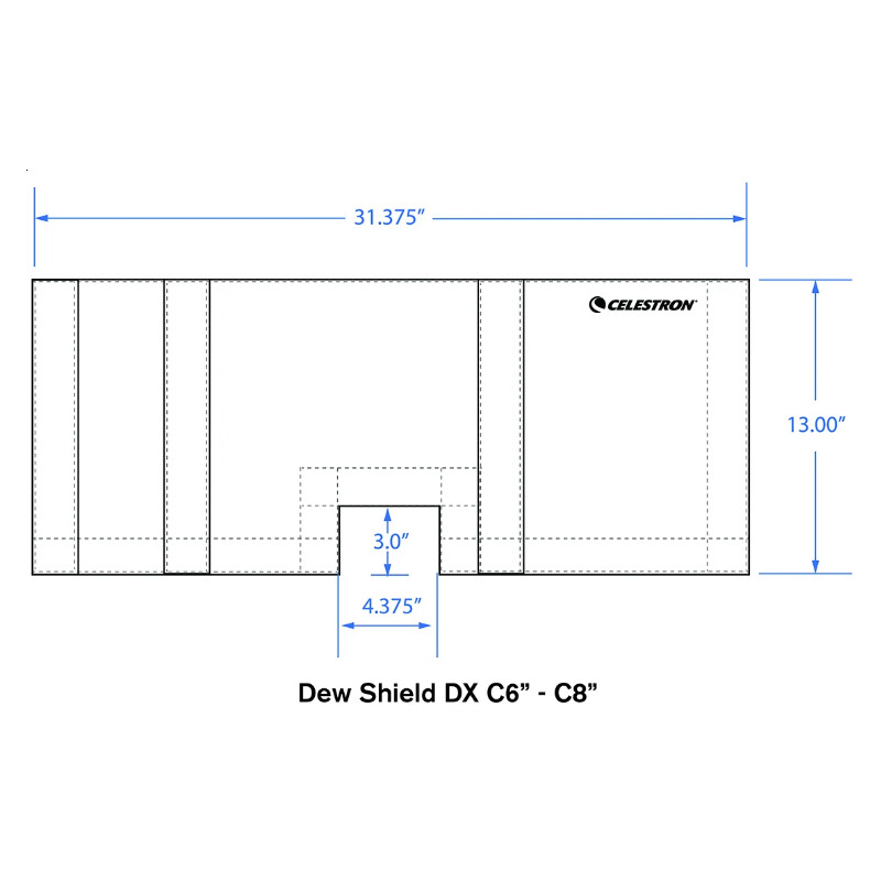 Celestron Soft dew shield cap DX SC6/SC8