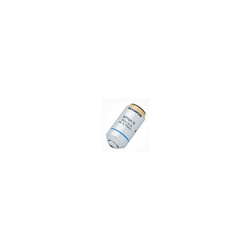 Evident Olympus Objective MPLN50X-1-7, M Plan, Achro, Incident/Transmitted light, 10x/0.75 wd 0.38mm