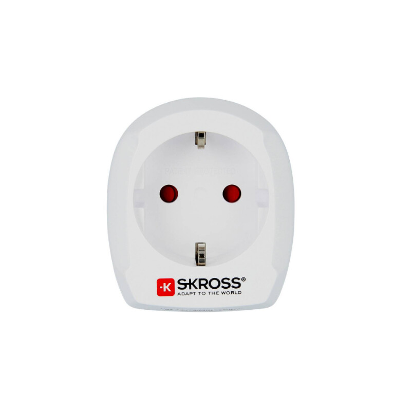 Skross Power pack Travel adapter Europe to UK