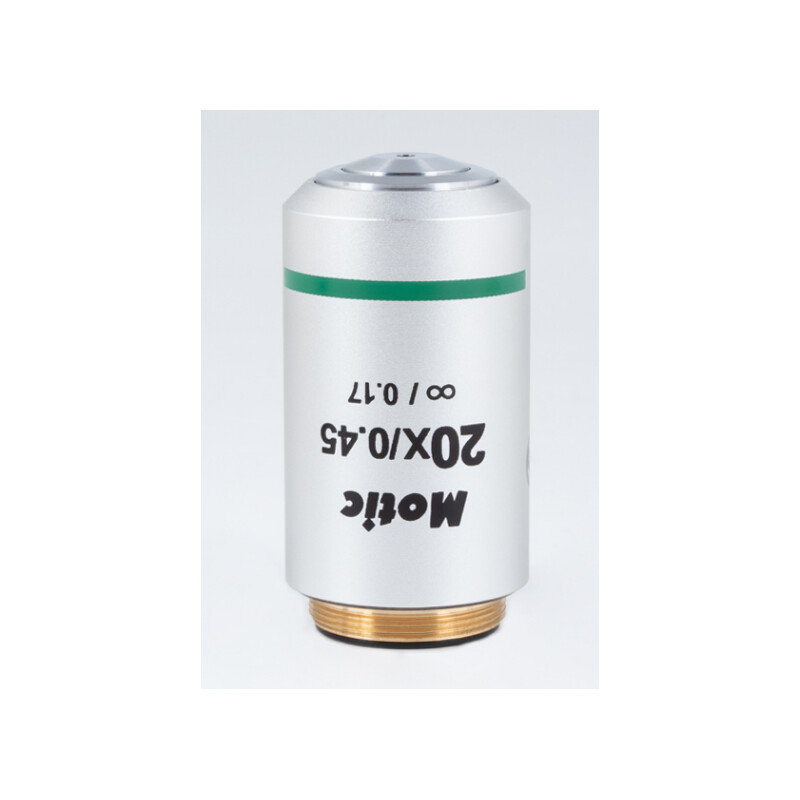 Motic Objective EC PL, CCIS, plan, achromatic, UC 20x/0.45 w.d. 0.8mm (Panthera)