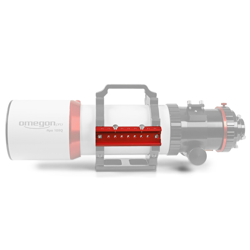 Omegon finder rail for 108/600 Quintuplet APO