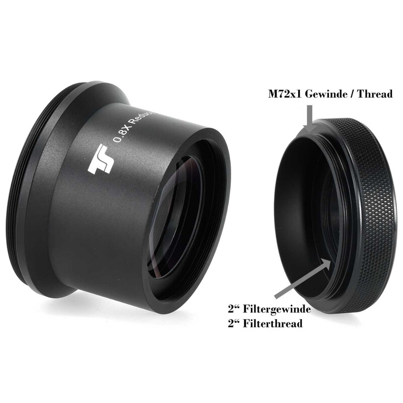 TS Optics Flattener/Reducer 0.8x CF-APO 102