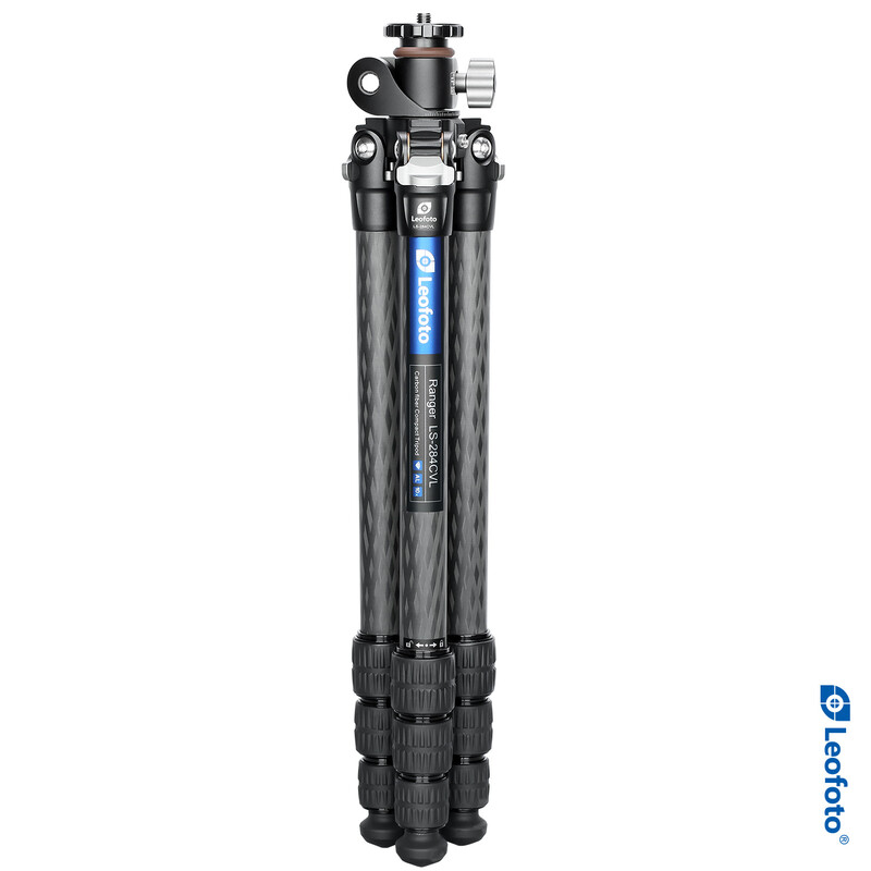 Leofoto Carbon tripod LS-284CVL Ranger mit schwenkbarer Mittelsäule