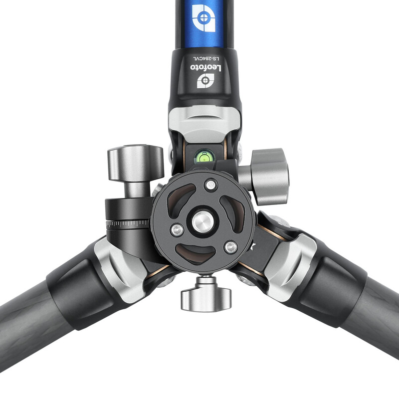 Leofoto Carbon tripod LS-284CVL Ranger mit schwenkbarer Mittelsäule