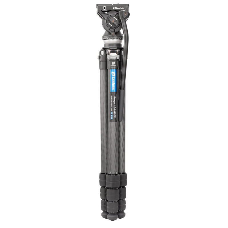 Leofoto Carbon tripod LS-284CEX Ranger mit Nivellierbasis + Videoneiger BV-10