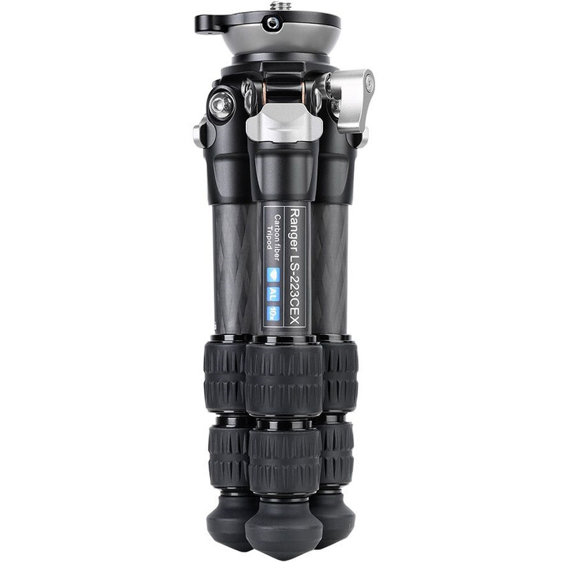 Leofoto Carbon tripod LS-223CEX Ranger with levelling tray + panoramic plate RH-0