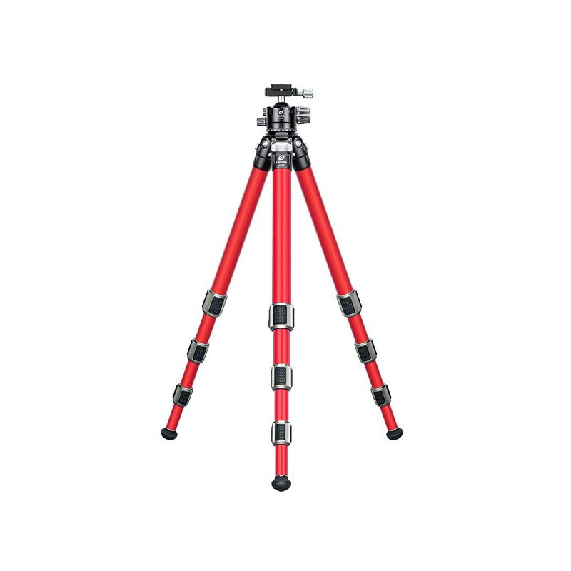 Leofoto Carbon tripod LA-324C Athena Red + Ballhead LH-40