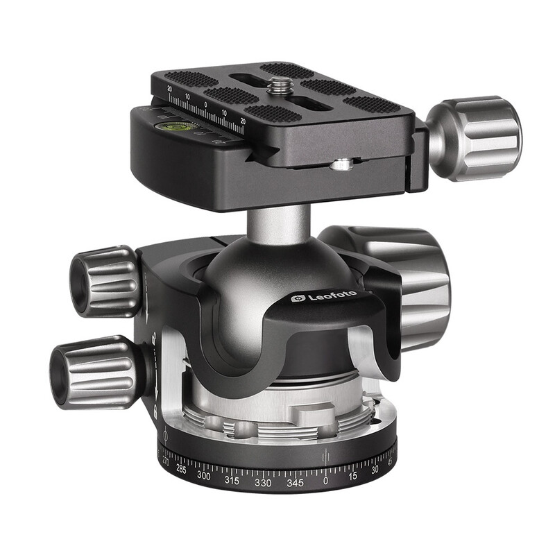Leofoto Tripod ball-head LH-40 + Schnellwechselplatte QP-70N