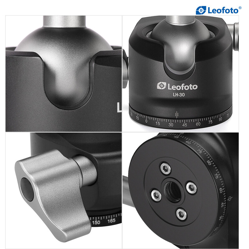 Leofoto Tripod ball-head LH-30 + quick release plate BPL-50
