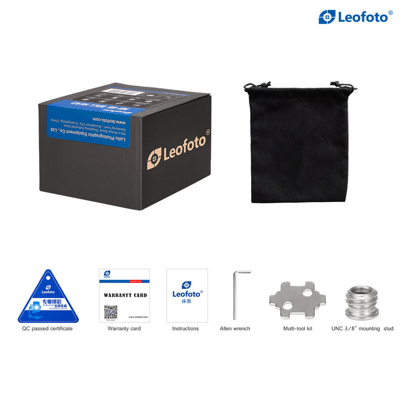 Leofoto Tripod ball-head LH-25 + PU-25 quick release plate